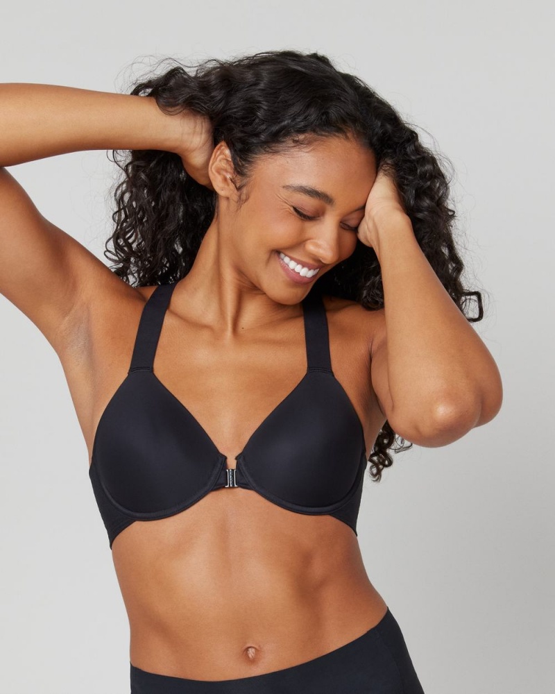 Podprsenky Spanx Bra-llelujah!® Unlined Racerback Černé | 7093824-NB