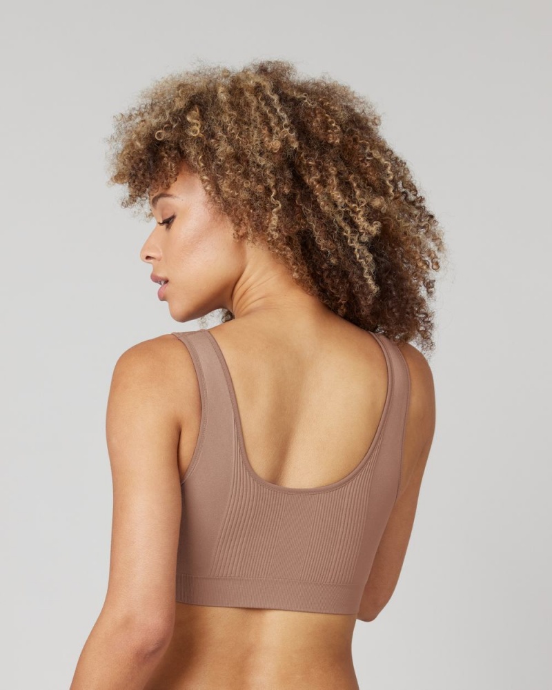 Podprsenky Spanx Breast of Both Worlds® Reversible Pohodlí Cafe Au Lait/Brown | 9803251-FO