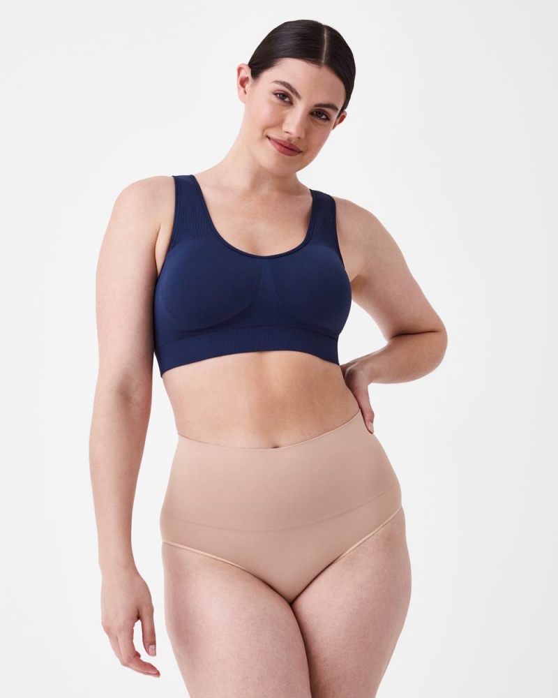 Podprsenky Spanx Breast of Both Worlds® Reversible Pohodlí Tmavě Blankyt Hnědé | 2736580-JC