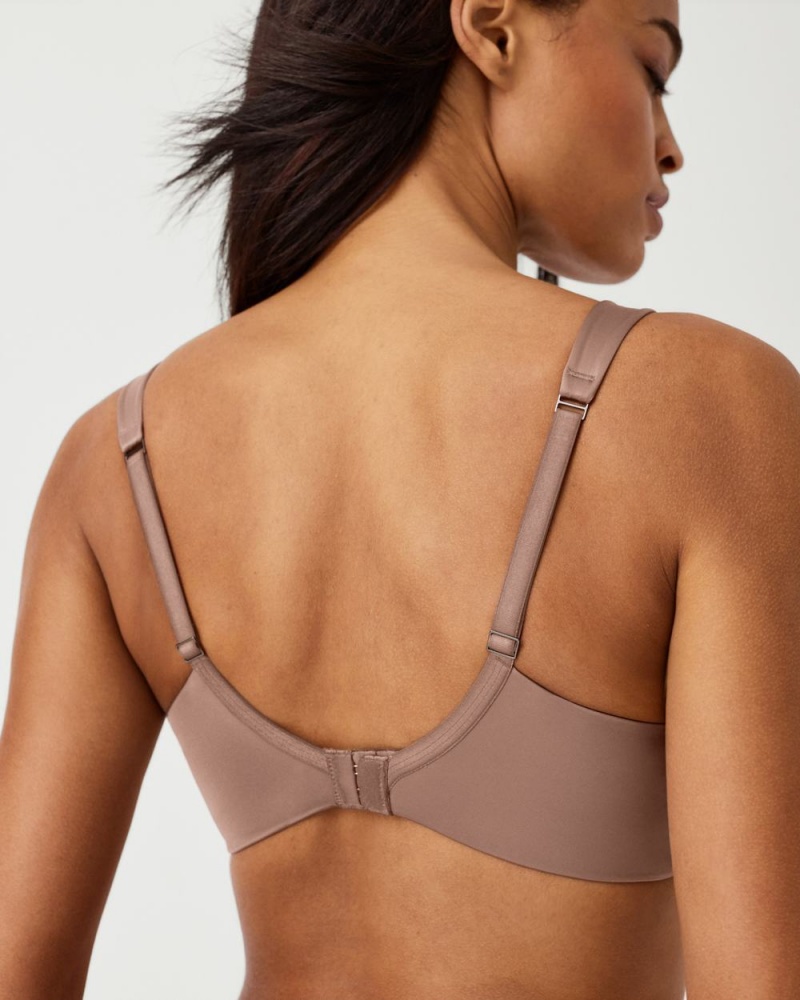 Podprsenky Spanx Shaping Satin Unlined Full Coverage Cafe Au Lait | 1647350-UE
