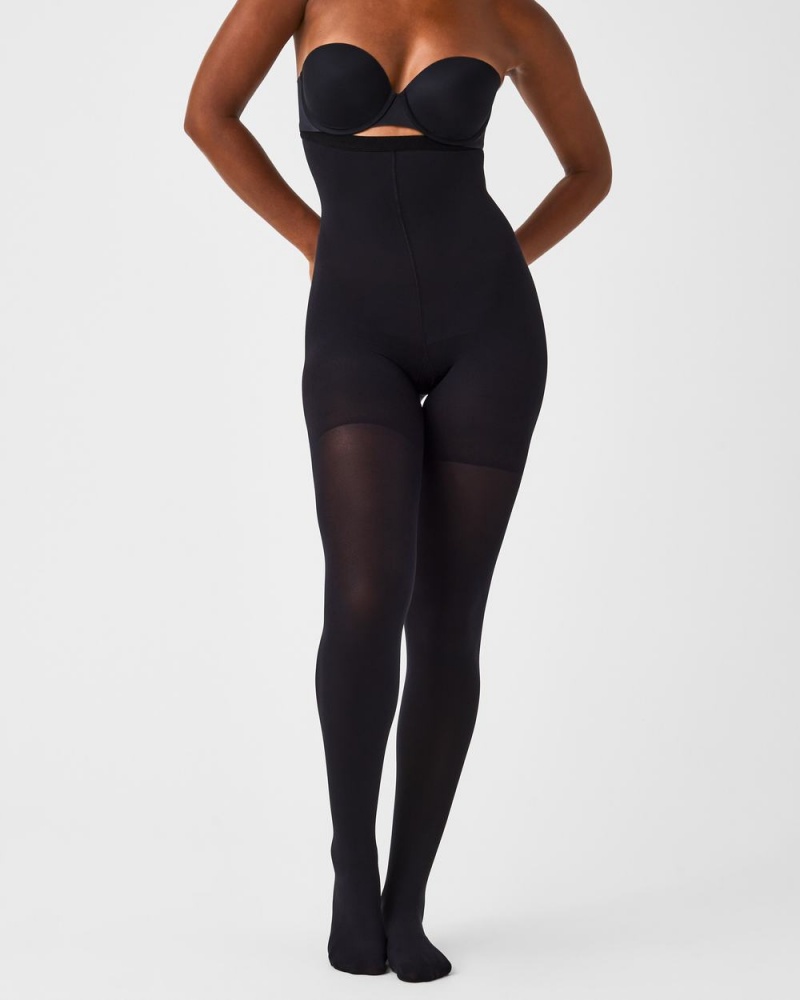 Punčocháče Spanx Tight-End Tights® Černé | 1045396-TO