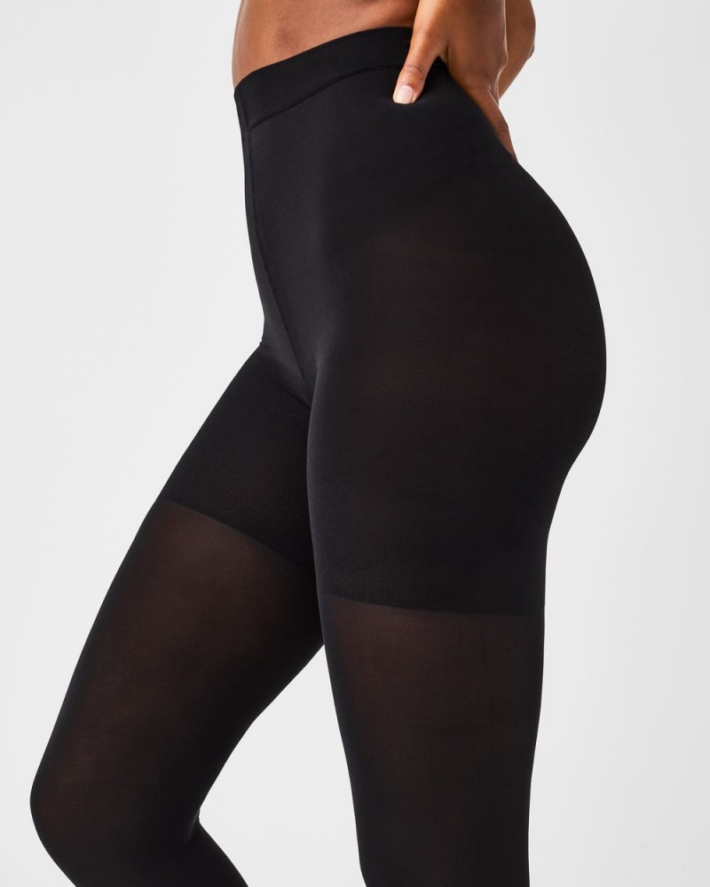 Punčocháče Spanx Tight-End Tights® Černé | 8927356-LU