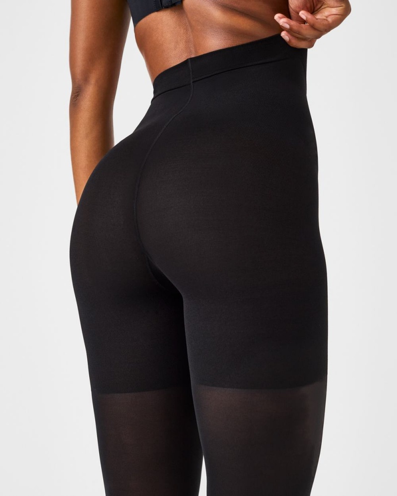 Punčocháče Spanx Tight-End Tights® Černé | 8927356-LU