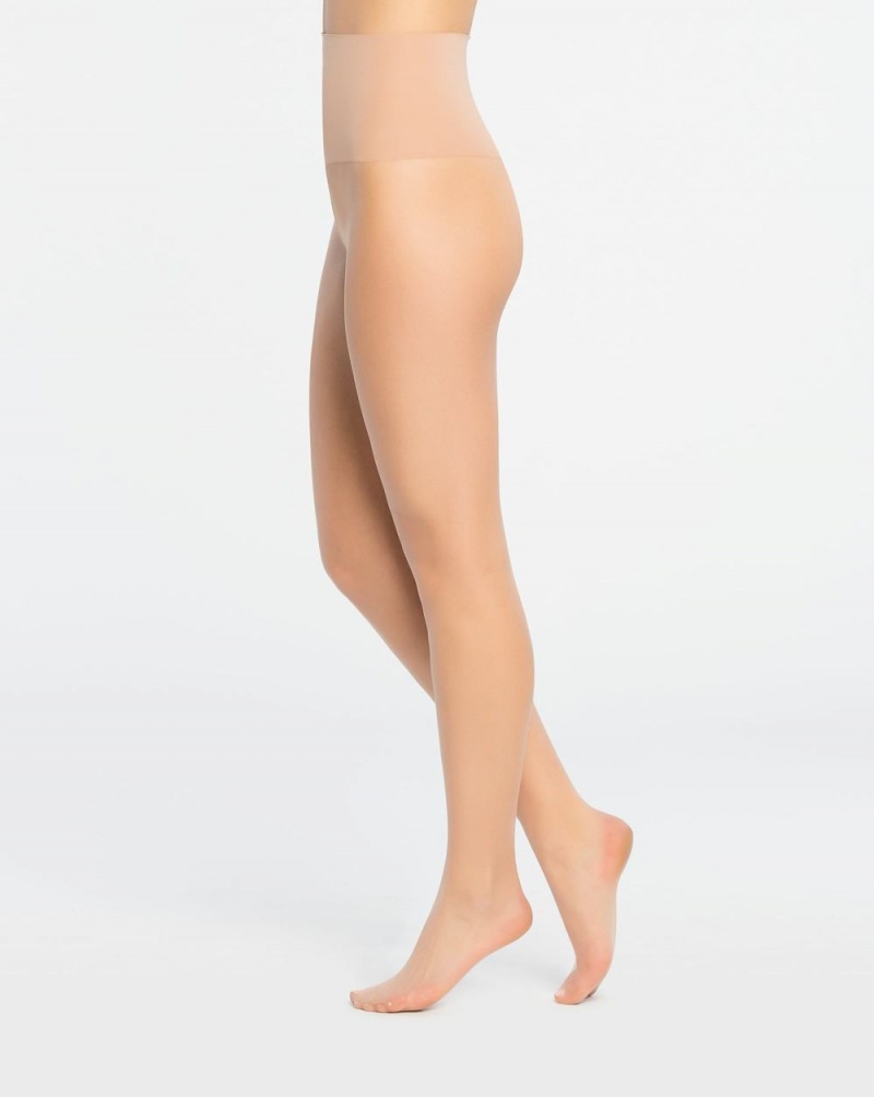 Punčocháče Spanx Tummy Shaping Sheers Béžový | 9832406-FB