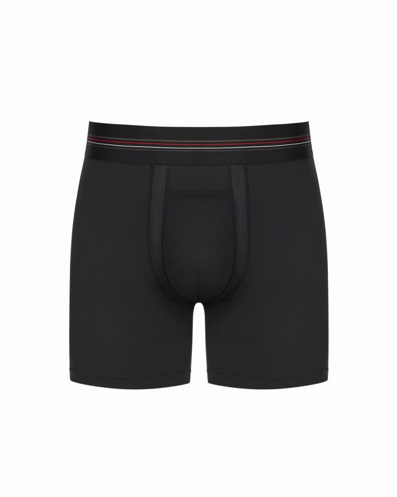 Slipy Spanx Sculpt Bavlněné Boxerské Černé | 7492301-QI