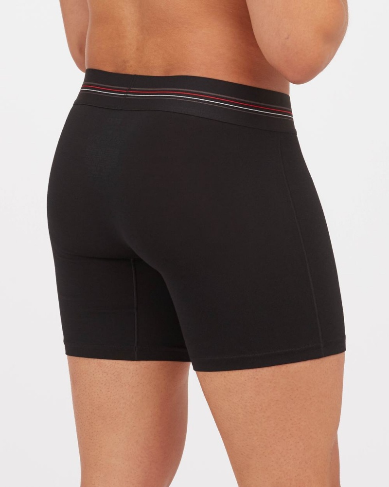 Slipy Spanx Zero Sculpt Bavlněné Modal Boxerské Černé | 8531940-MK