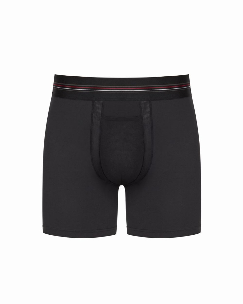 Slipy Spanx Zero Sculpt Bavlněné Modal Boxerské Černé | 8531940-MK