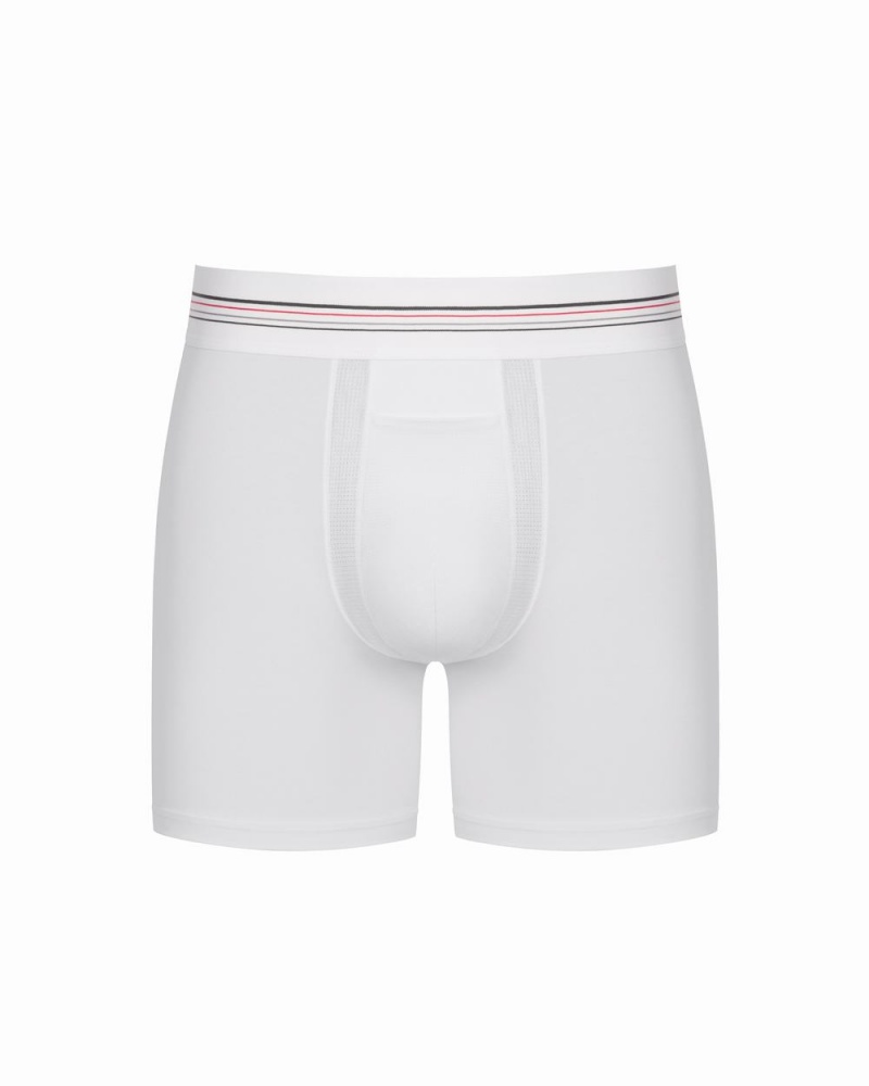 Slipy Spanx Zero Sculpt Bavlněné Modal Boxerské Bílé | 2450961-MP