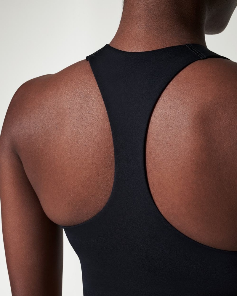 Sportovní Podprsenka Spanx Longline Medium Impact Černé | 4296350-OK