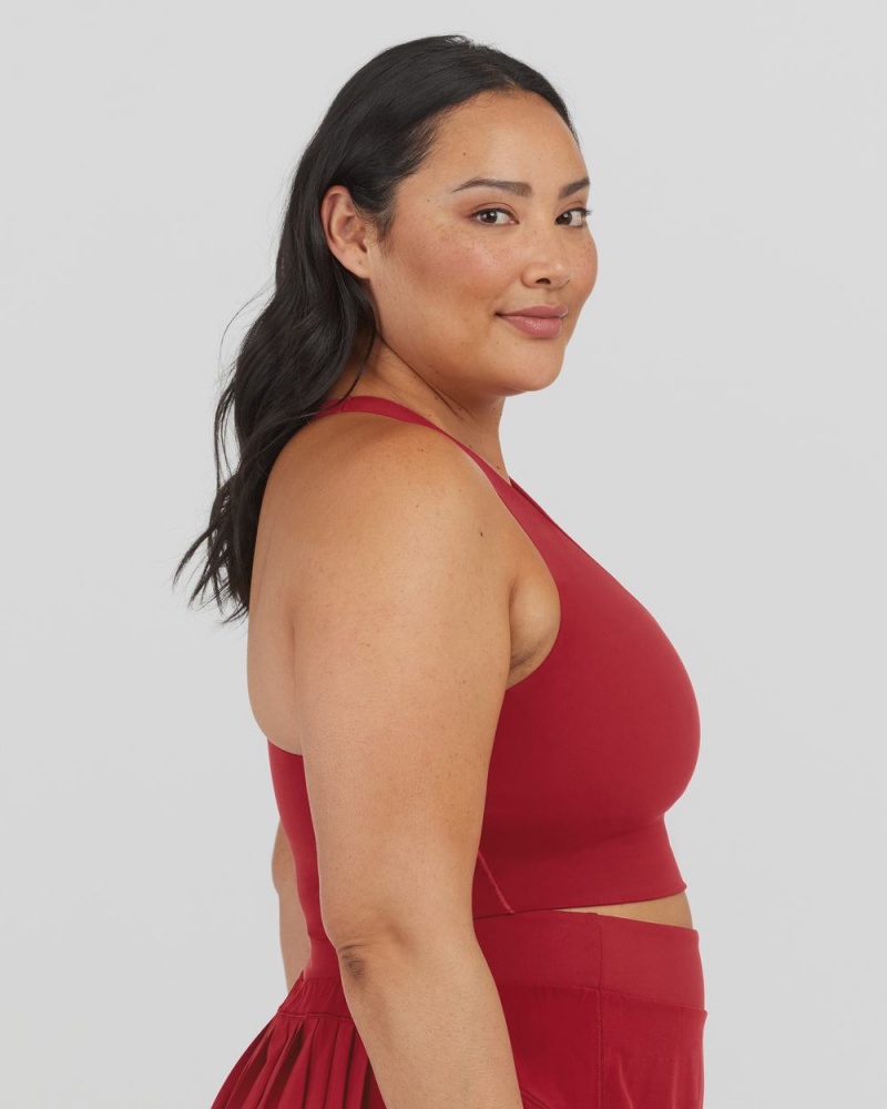 Sportovní Podprsenka Spanx Longline Medium Impact Červené | 0734189-CA