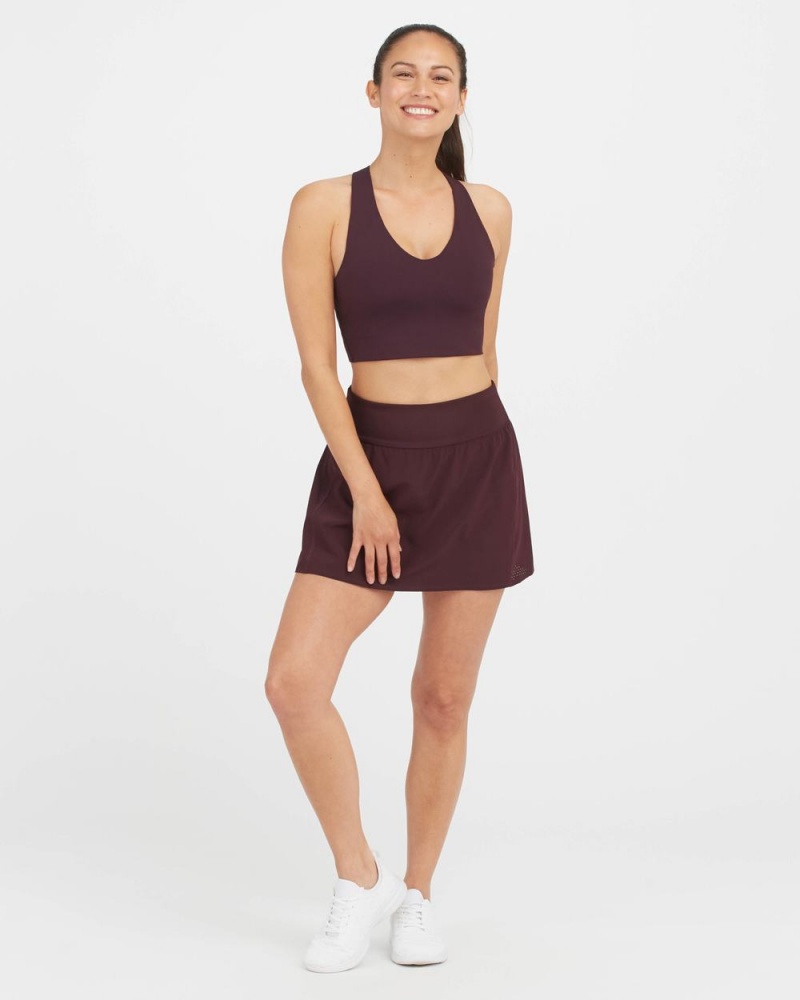 Sportovní Podprsenka Spanx Longline Medium Impact Fialové | 3951407-BA