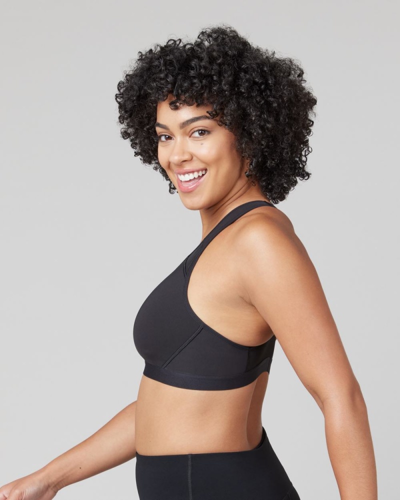 Sportovní Podprsenka Spanx Medium Impact Černé | 0695741-BI