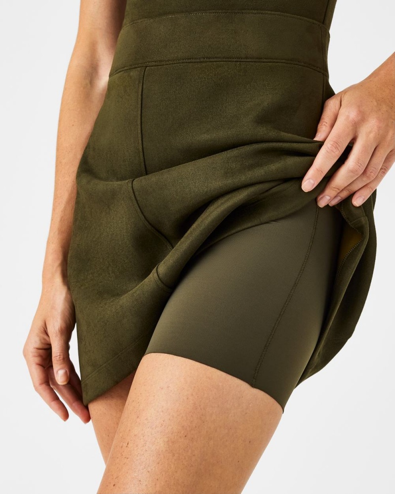 Sukně Spanx Faux Semišové Mini Skirt, 16.5