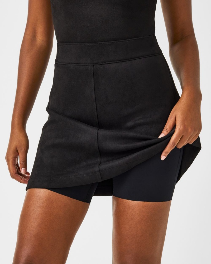Sukně Spanx Faux Semišové Mini Skirt, 16.5
