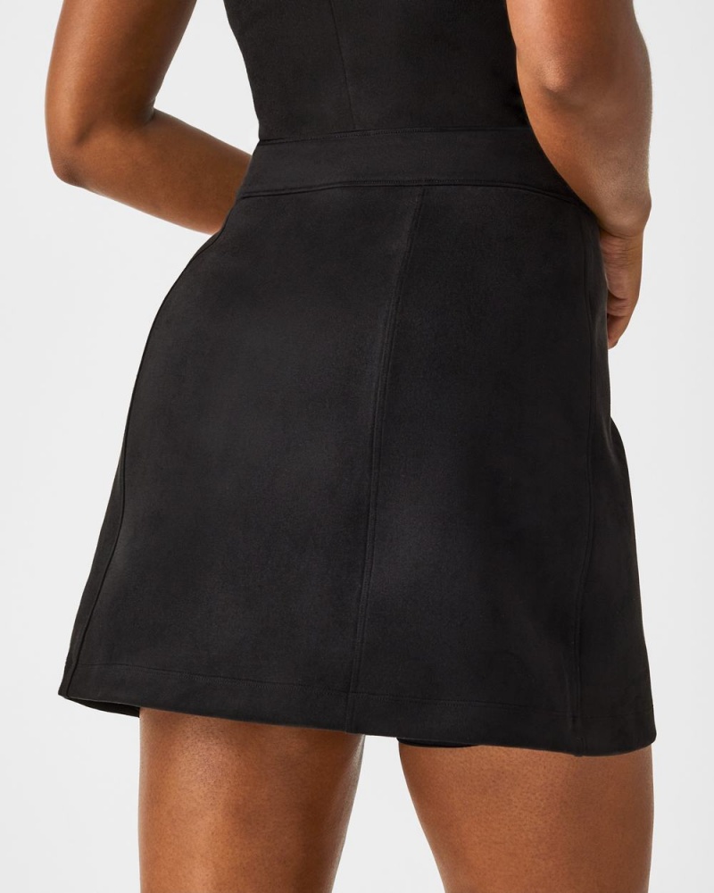 Sukně Spanx Faux Semišové Mini Skirt, 16.5