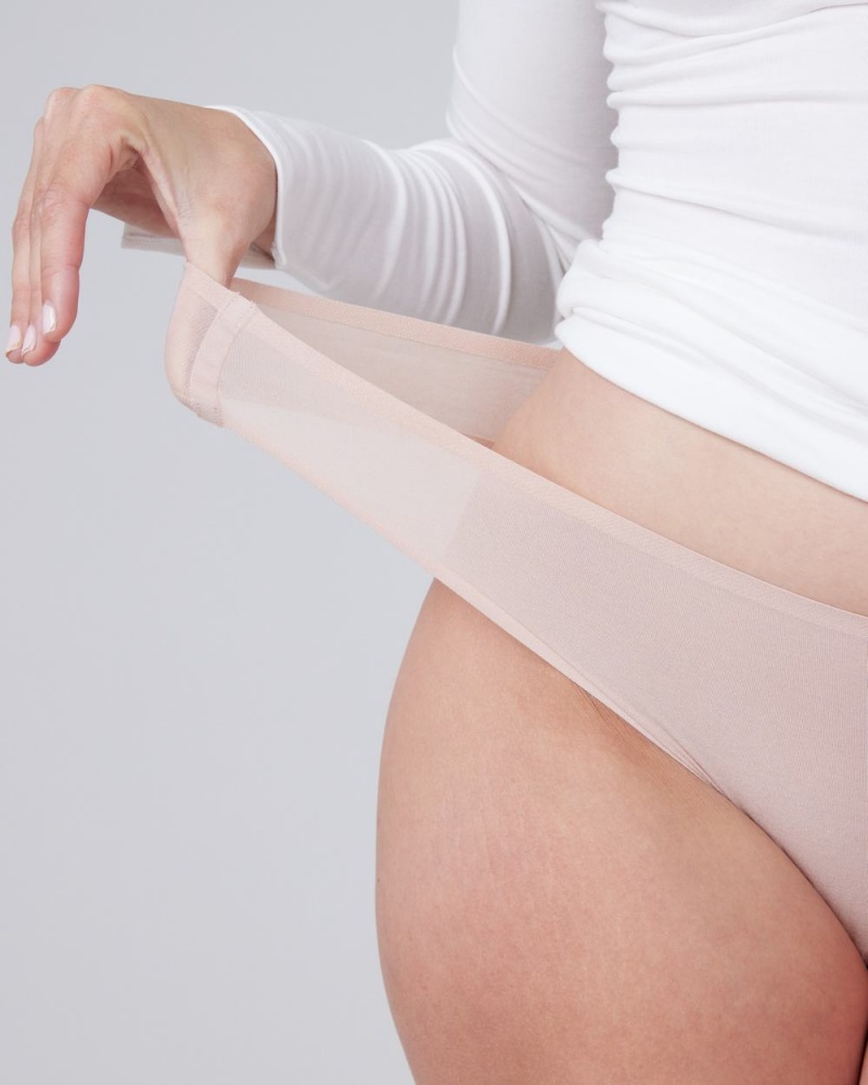 Tanga Spanx Ahhh-llelujah® Pima Bavlněné ‘Fit to You’ Béžový | 1976248-TU
