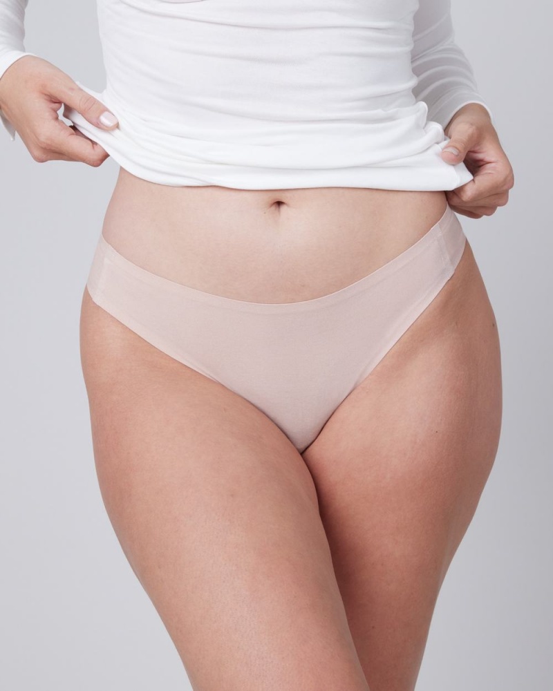 Tanga Spanx Ahhh-llelujah® Pima Bavlněné ‘Fit to You’ Béžový | 1976248-TU