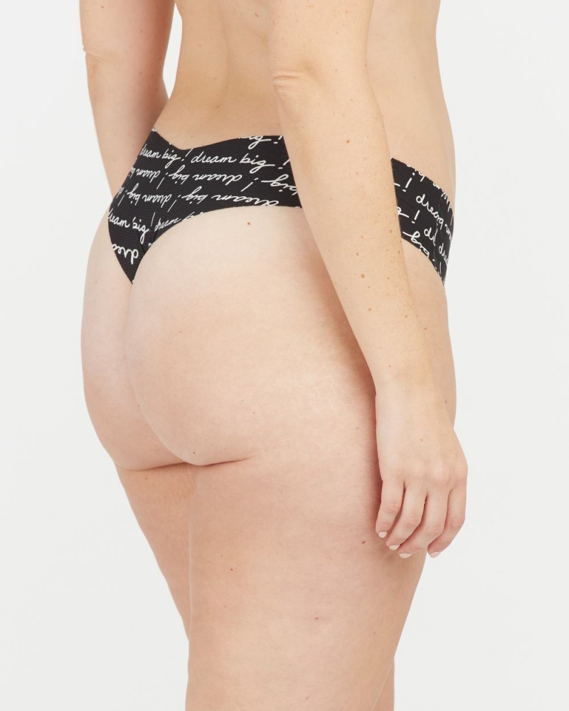 Tanga Spanx Under Statements® Black/White | 3547980-RO