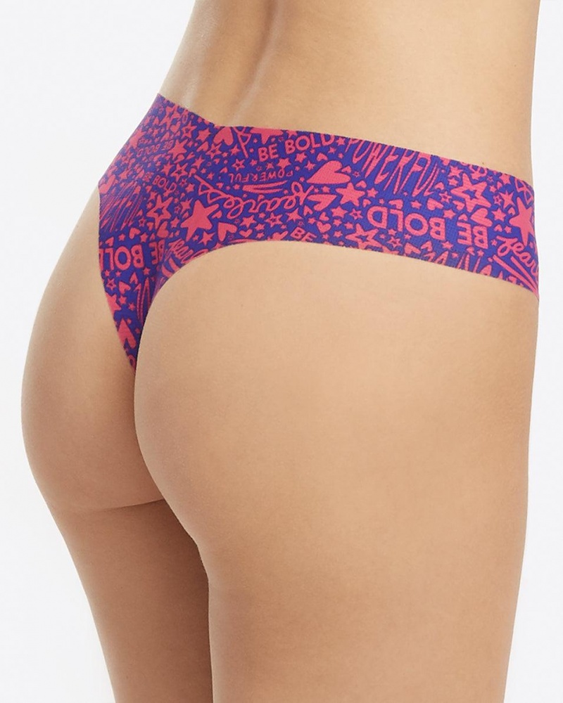 Tanga Spanx Under Statements® Blue/Rose | 5139260-AO