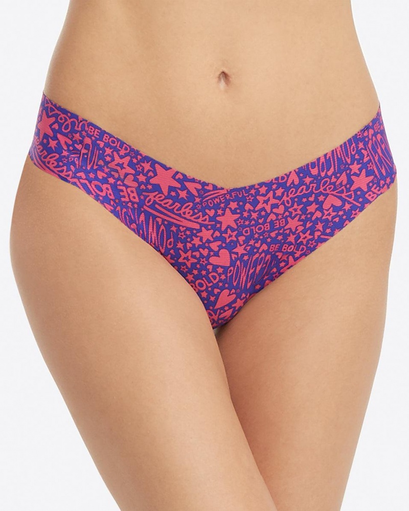 Tanga Spanx Under Statements® Blue/Rose | 5139260-AO