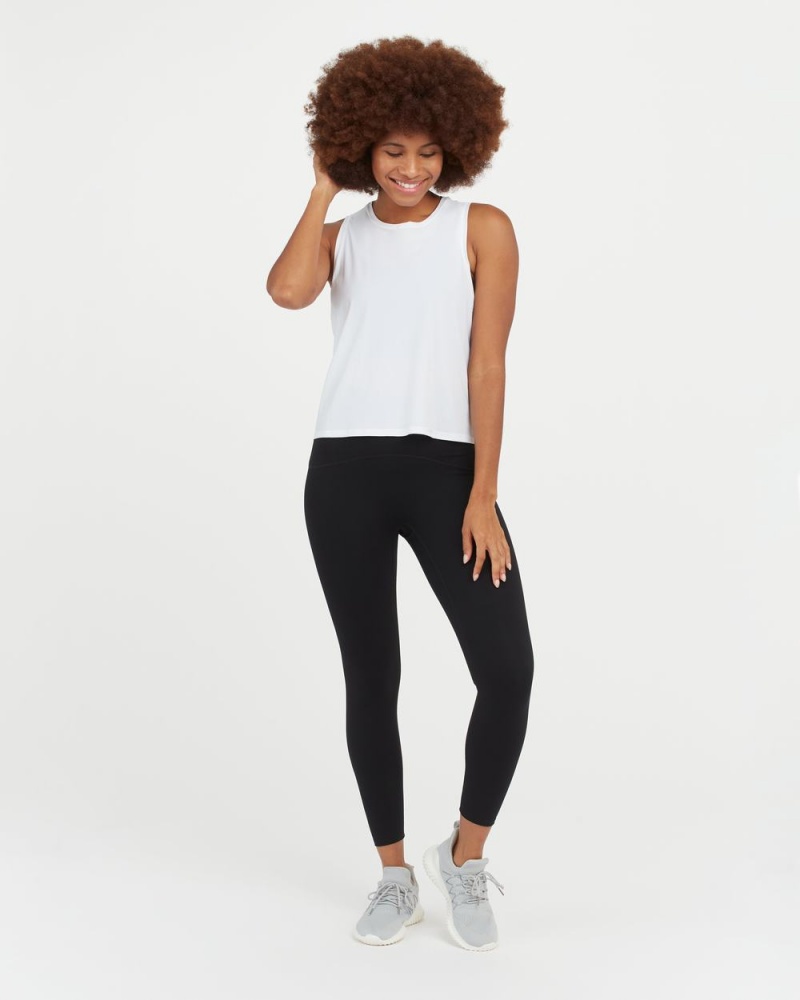 Tílko Spanx Go Lightly At-The-Hip Bílé | 9735601-QJ