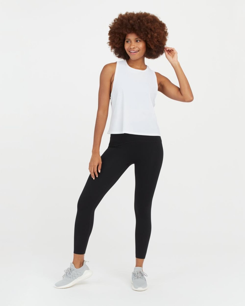 Tílko Spanx Go Lightly At-The-Hip Bílé | 9735601-QJ