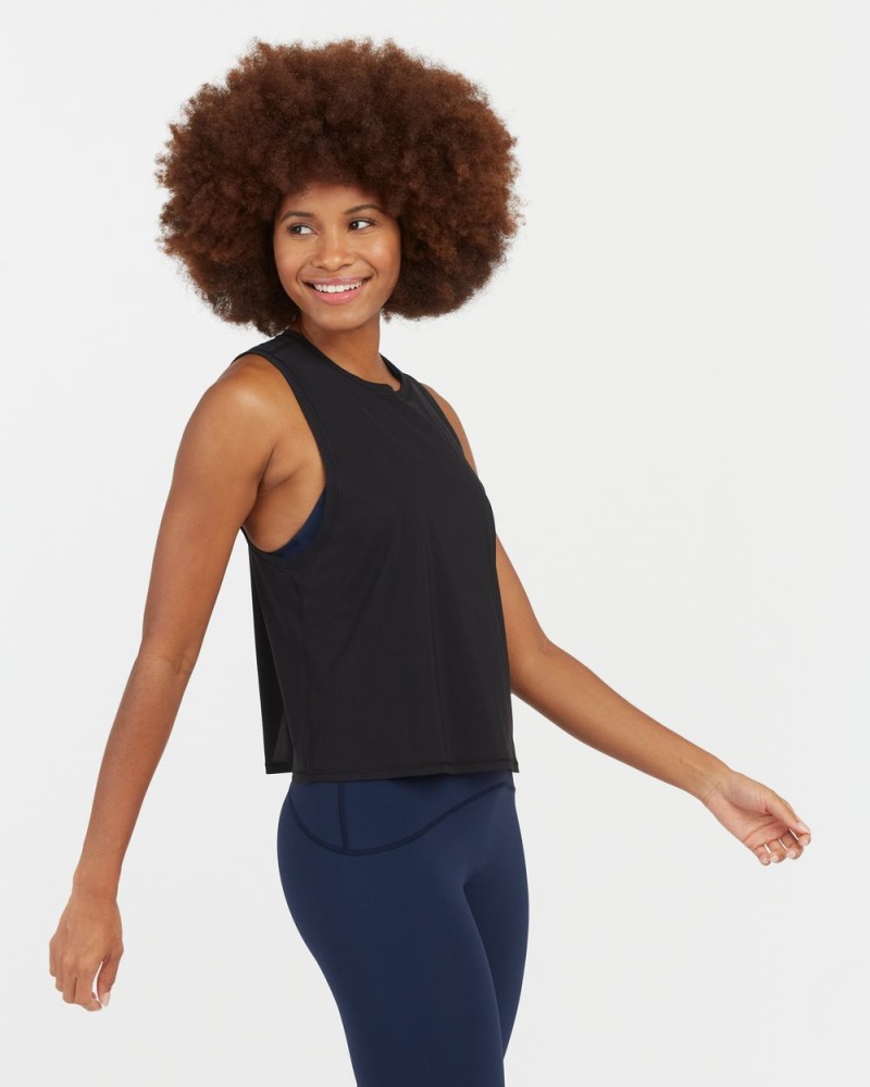 Tílko Spanx Go Lightly At-The-Hip Černé | 5203689-ZP