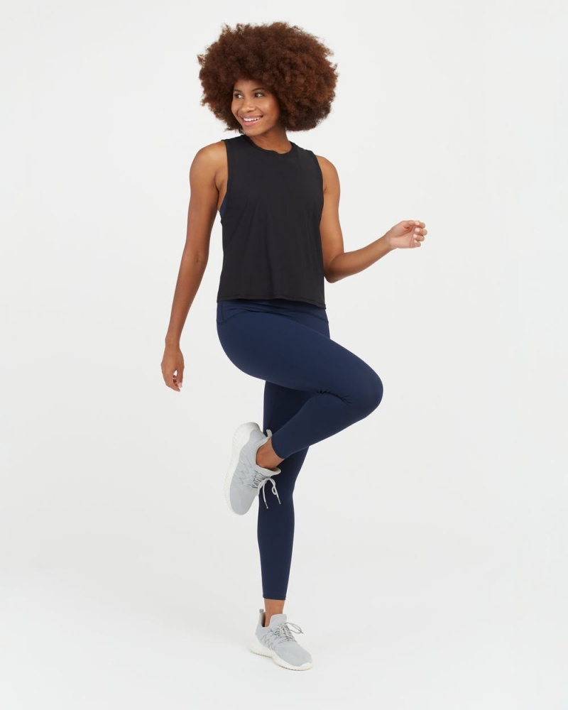 Tílko Spanx Go Lightly At-The-Hip Černé | 5203689-ZP