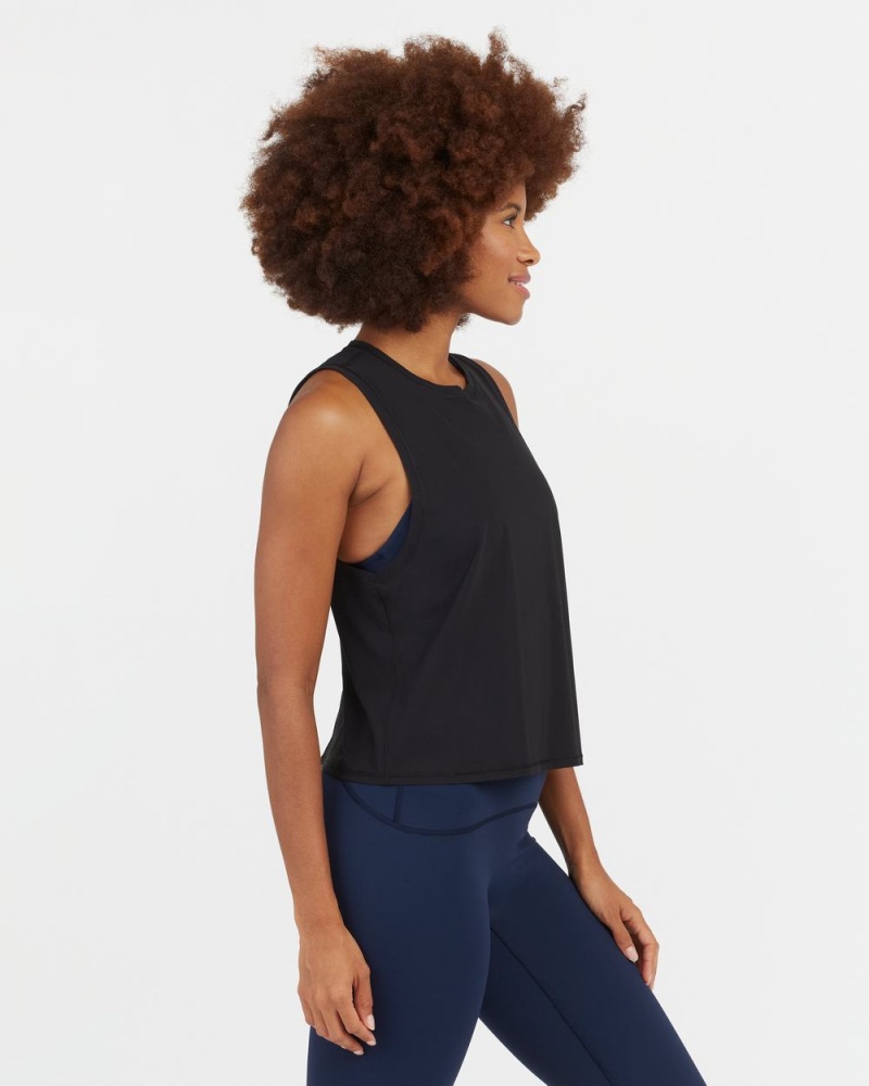 Tílko Spanx Go Lightly At-The-Hip Černé | 5203689-ZP