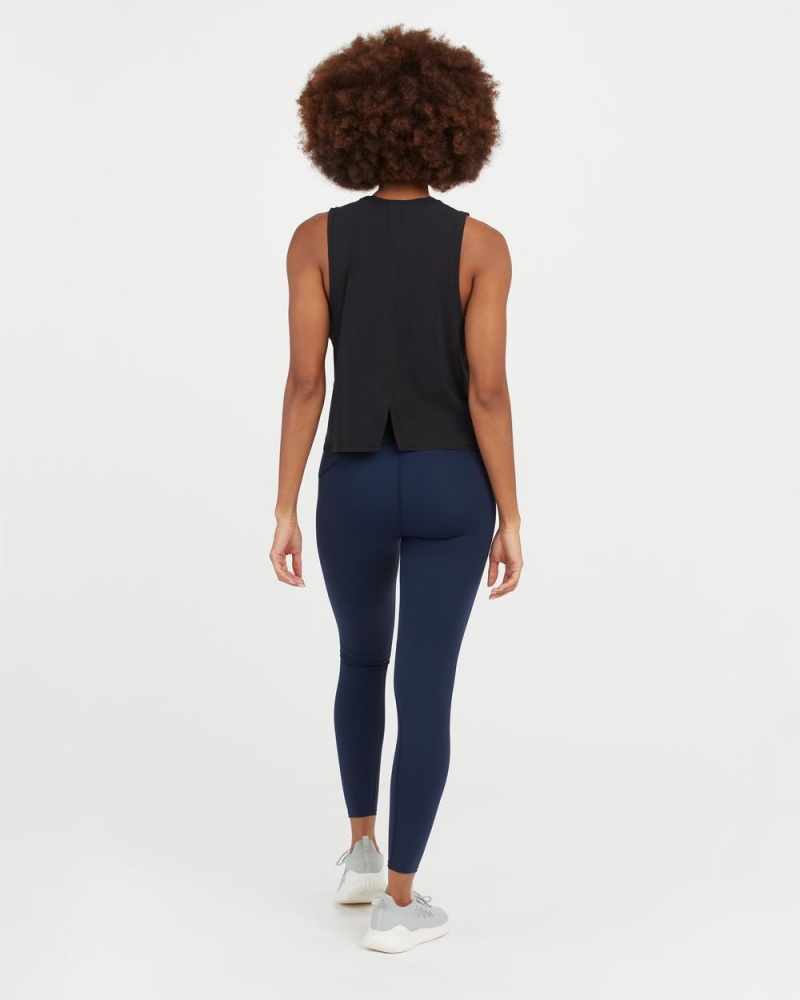Tílko Spanx Go Lightly At-The-Hip Černé | 5203689-ZP