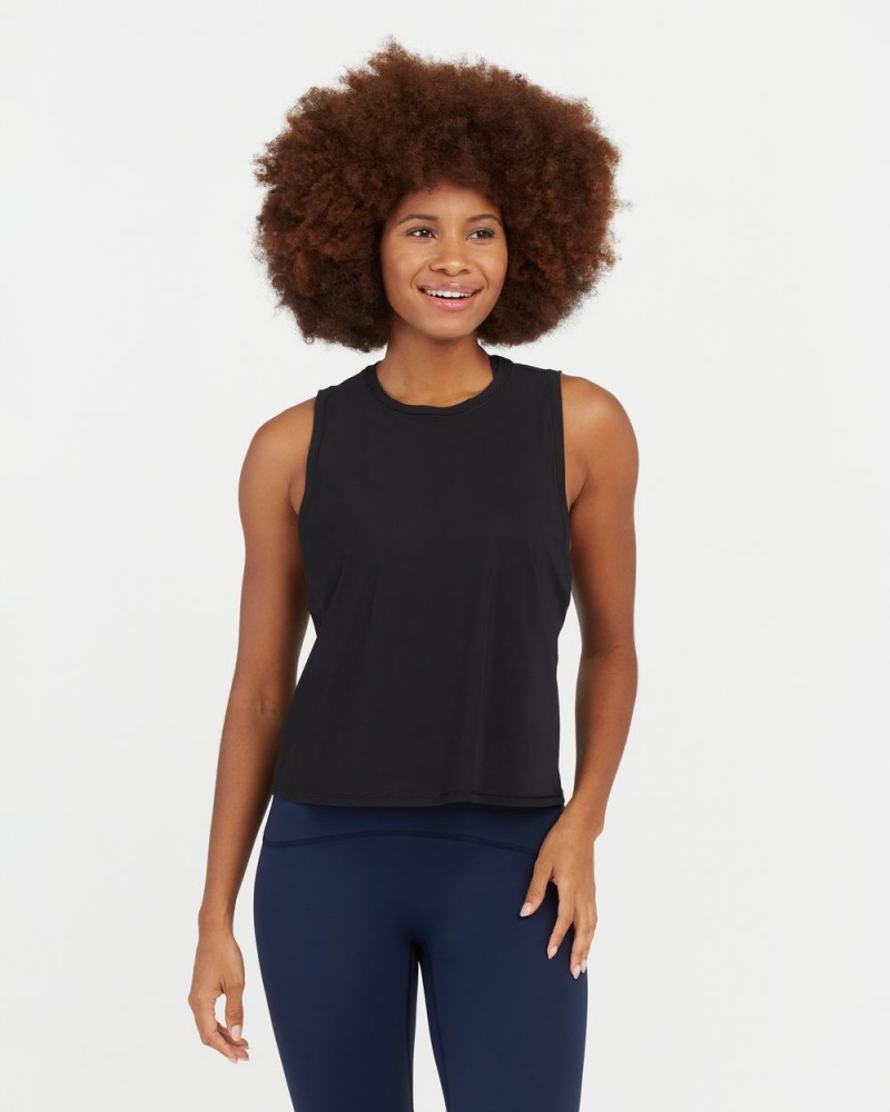 Tílko Spanx Go Lightly At-The-Hip Černé | 5203689-ZP