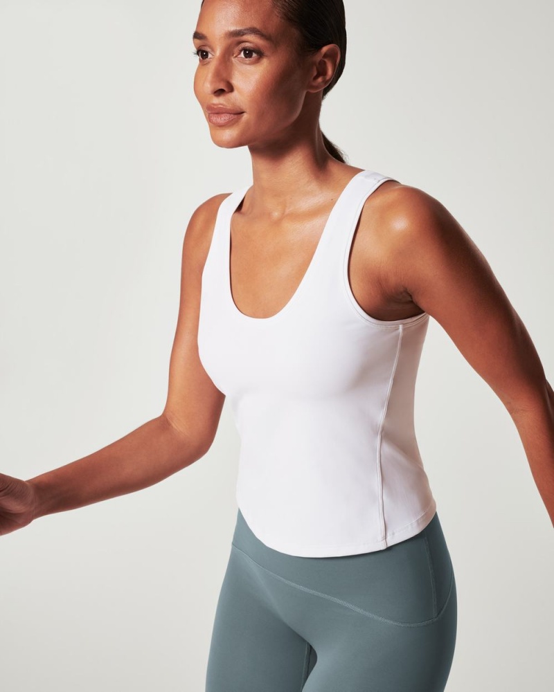 Tílko Spanx The Get Moving Fitted Bílé | 2970186-PM