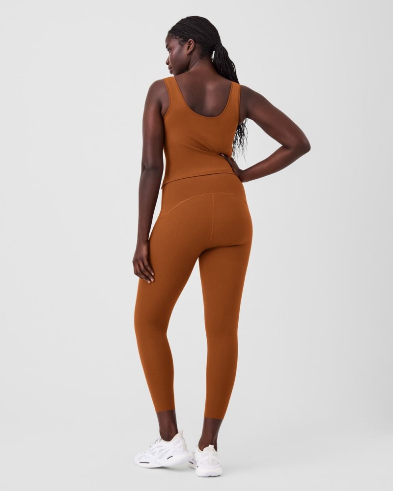 Tílko Spanx The Get Moving Fitted Hnědé | 3596180-ER