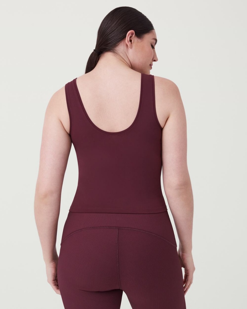 Tílko Spanx The Get Moving Fitted Vínové | 1672945-UE