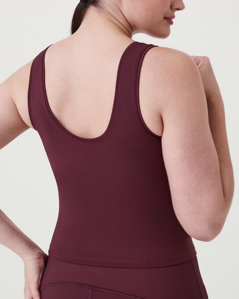 Tílko Spanx The Get Moving Fitted Vínové | 1672945-UE