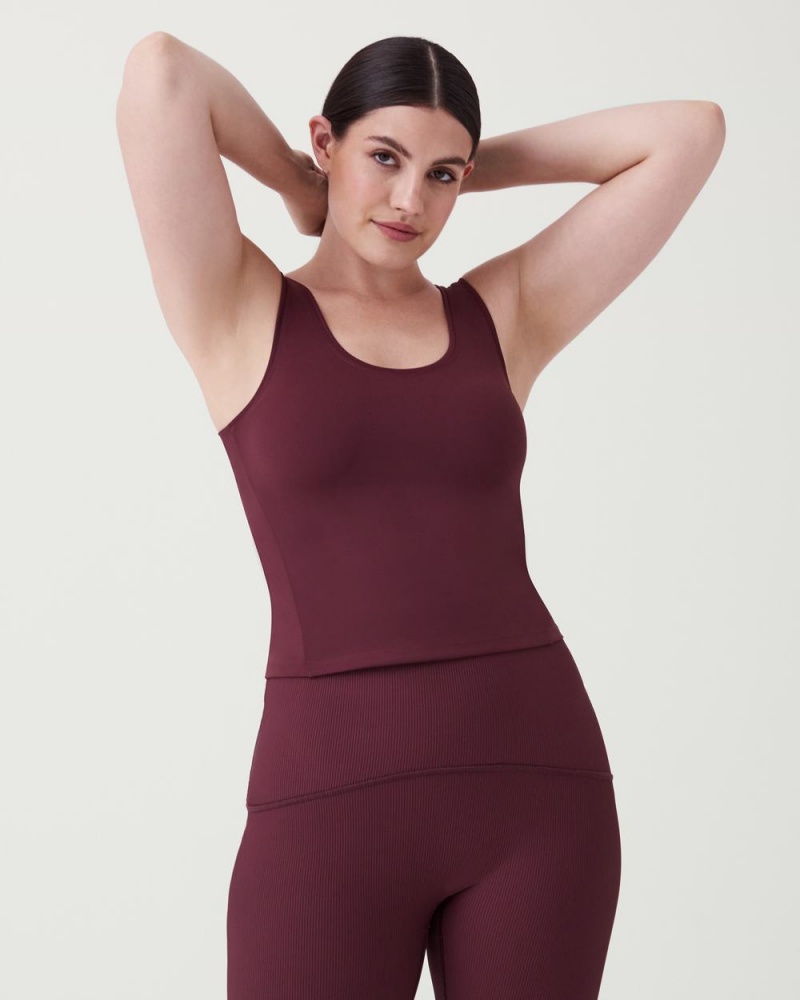 Tílko Spanx The Get Moving Fitted Vínové | 1672945-UE