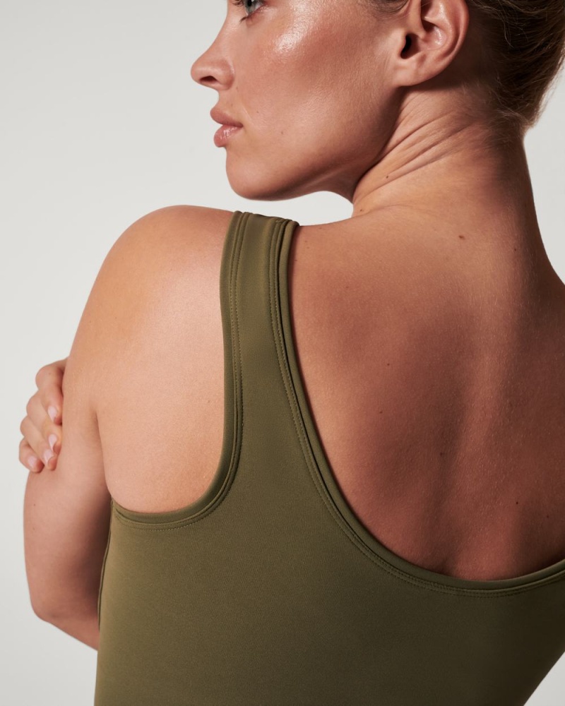 Tílko Spanx The Get Moving Fitted Zelene | 4703925-XK