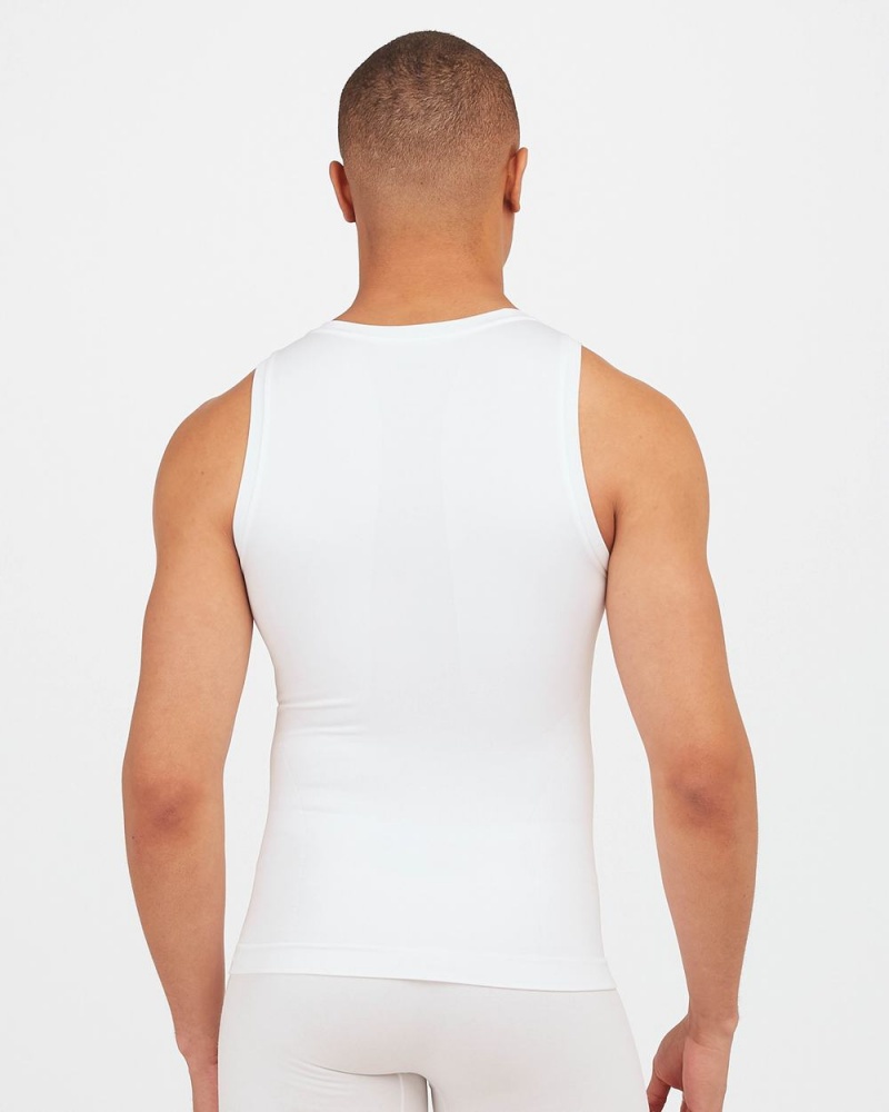 Tílko Spanx Ultra Sculpt Seamless Bílé | 7438569-IA
