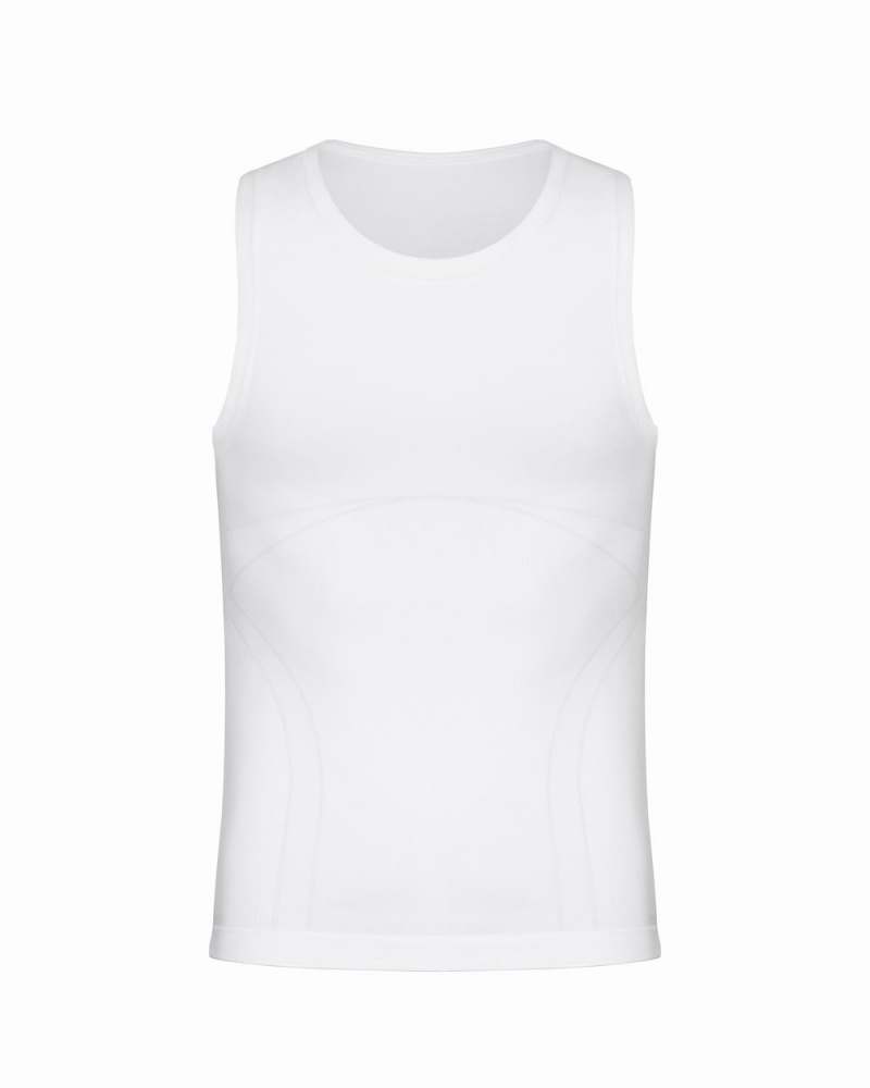 Tílko Spanx Ultra Sculpt Seamless Bílé | 7438569-IA