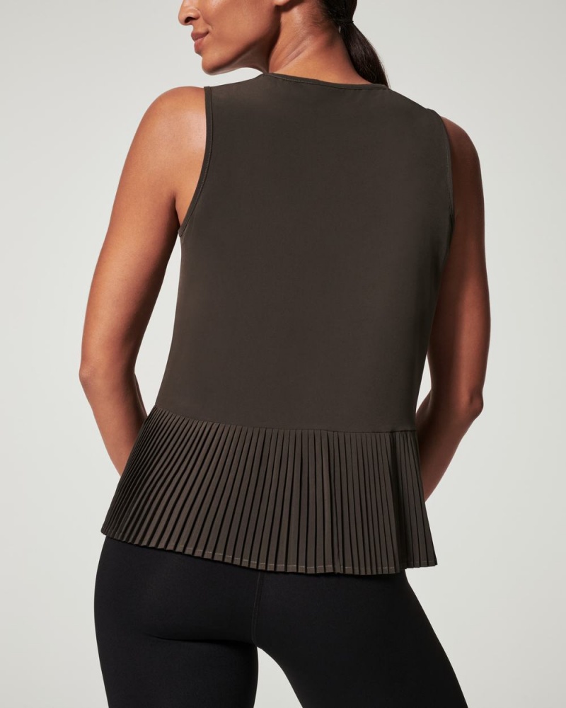 Tílko Spanx Yes, Pleats! Tmavě Zelene Šedé | 1623840-OX