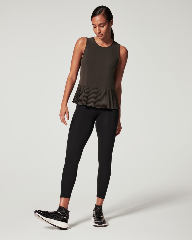 Tílko Spanx Yes, Pleats! Tmavě Zelene Šedé | 1623840-OX