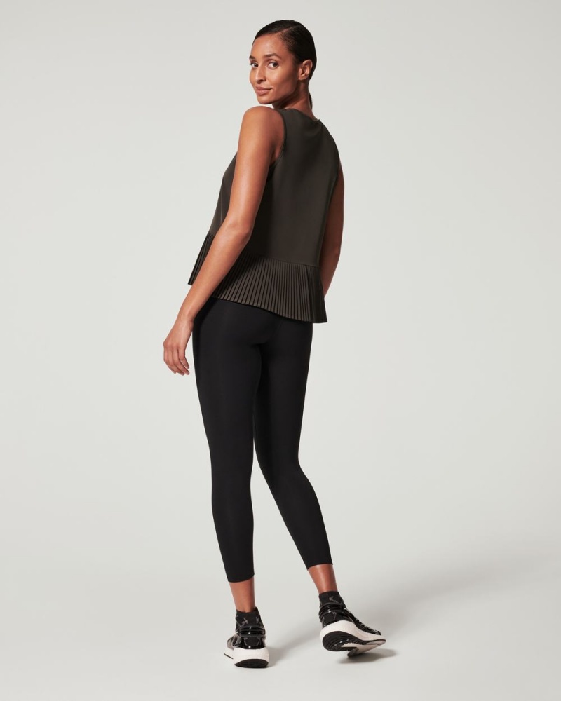 Tílko Spanx Yes, Pleats! Tmavě Zelene Šedé | 1623840-OX