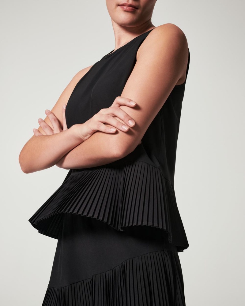 Tílko Spanx Yes, Pleats! Černé | 9178052-IV