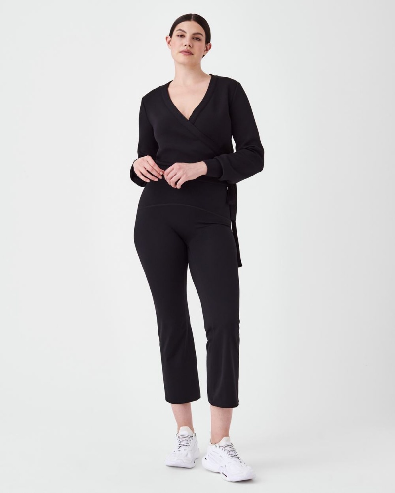 Topy Spanx AirEssentials Ballet Wrap Černé | 9208364-MO