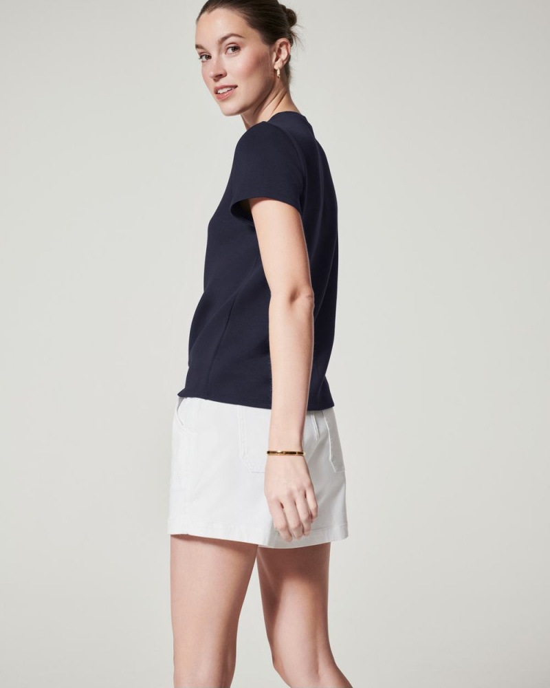 Topy Spanx AirEssentials Cap Sleeve Tmavě Blankyt | 9140267-DA