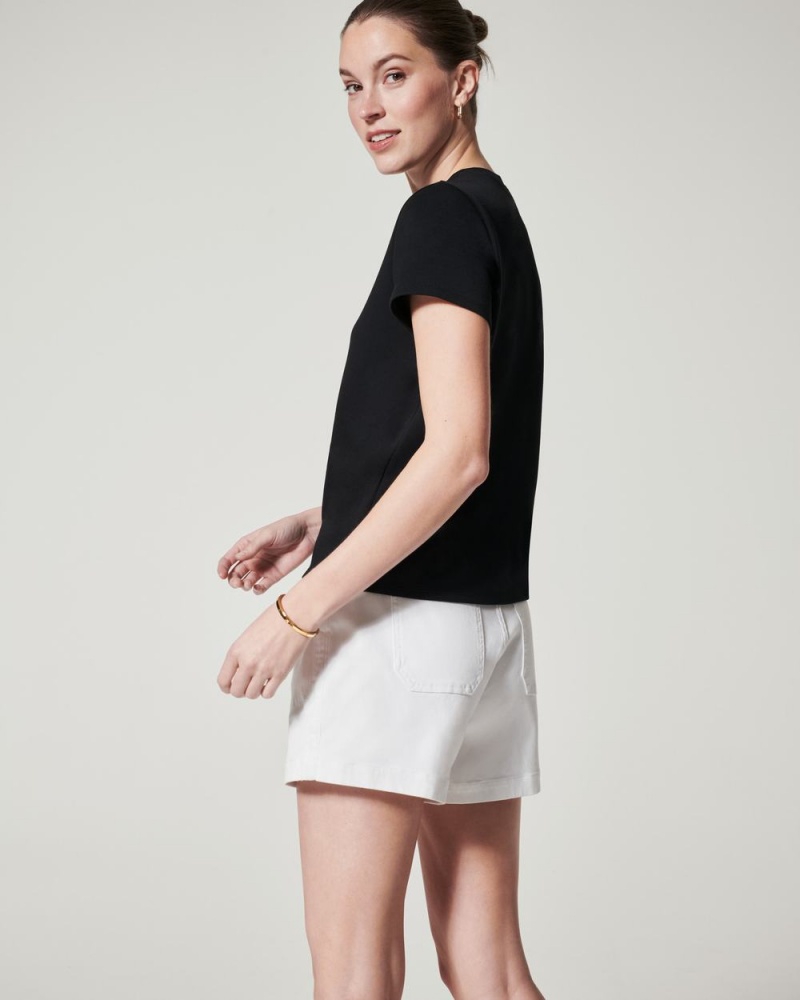 Topy Spanx AirEssentials Cap Sleeve Černé | 5741260-VT