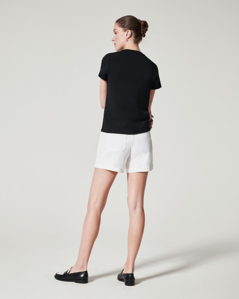Topy Spanx AirEssentials Cap Sleeve Černé | 5741260-VT