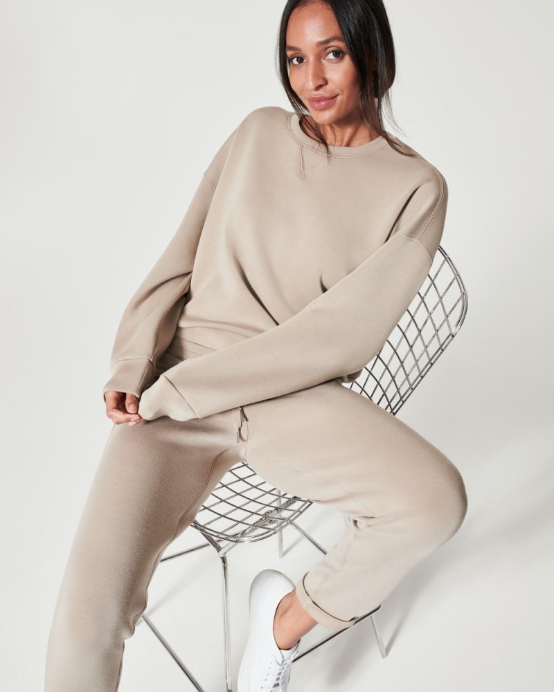 Topy Spanx AirEssentials Crew Béžový | 2541087-OS