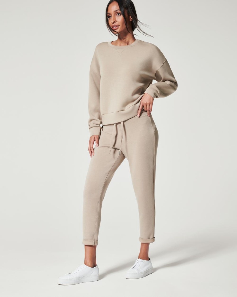 Topy Spanx AirEssentials Crew Béžový | 2541087-OS