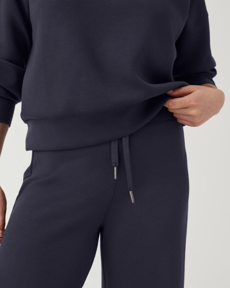 Topy Spanx AirEssentials Crew Tmavě Blankyt | 4309176-QN